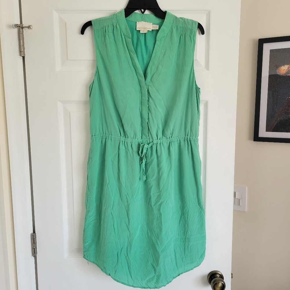 Cynthia Rowley Nordstrom Sleeveless Green Dress